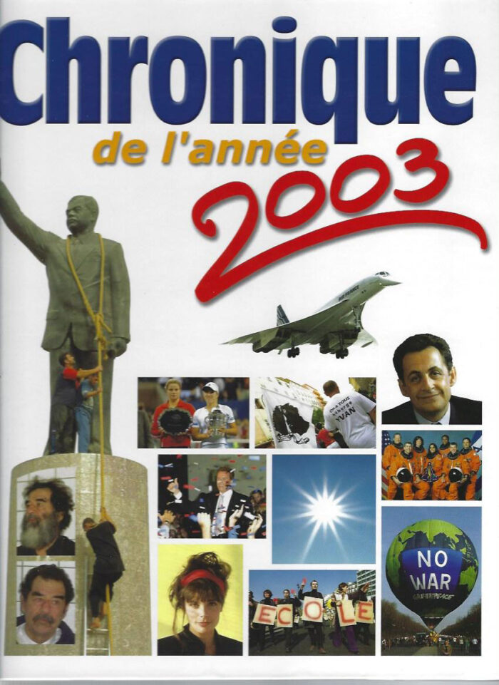 Chronique de l'année 2003