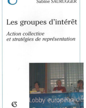 Les groupes d'intérêt : Action collective et stratégies de représentation